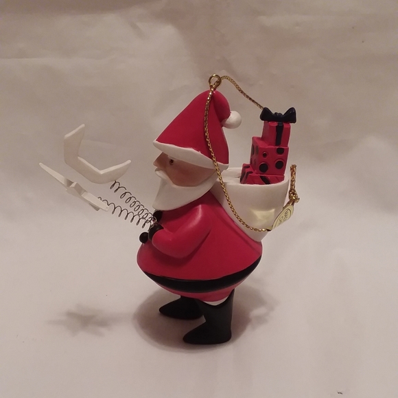 Santa Ornaments Set of 5 NIB - Picture 4 of 12